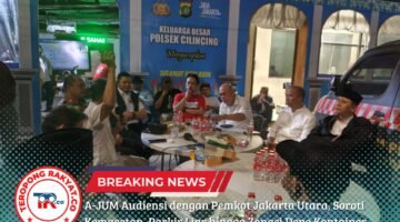 A-JUM Audiensi dengan Pemkot Jakarta Utara, Soroti Kemacetan, Parkir Liar hingga Zonasi Depo Kontainer