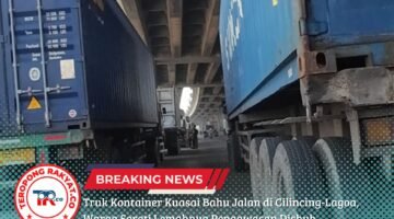 Truk Kontainer Kuasai Bahu Jalan di Cilincing-Lagoa, Warga Soroti Lemahnya Pengawasan Dishub