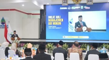 Bupati Malang Buka Diklat Ahli Manajemen Air Minum di HUT ke-45 Perumda Tirta Kanjuruhan