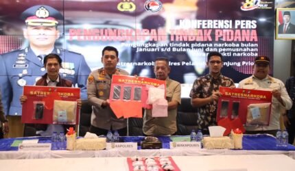 Polres Pelabuhan Tanjung Priok Ungkap 58 Kasus Narkoba dalam 6 Bulan, Sita 3,2 Kg Sabu dan Selamatkan 67 Ribu Jiwa - Teropong Rakyat