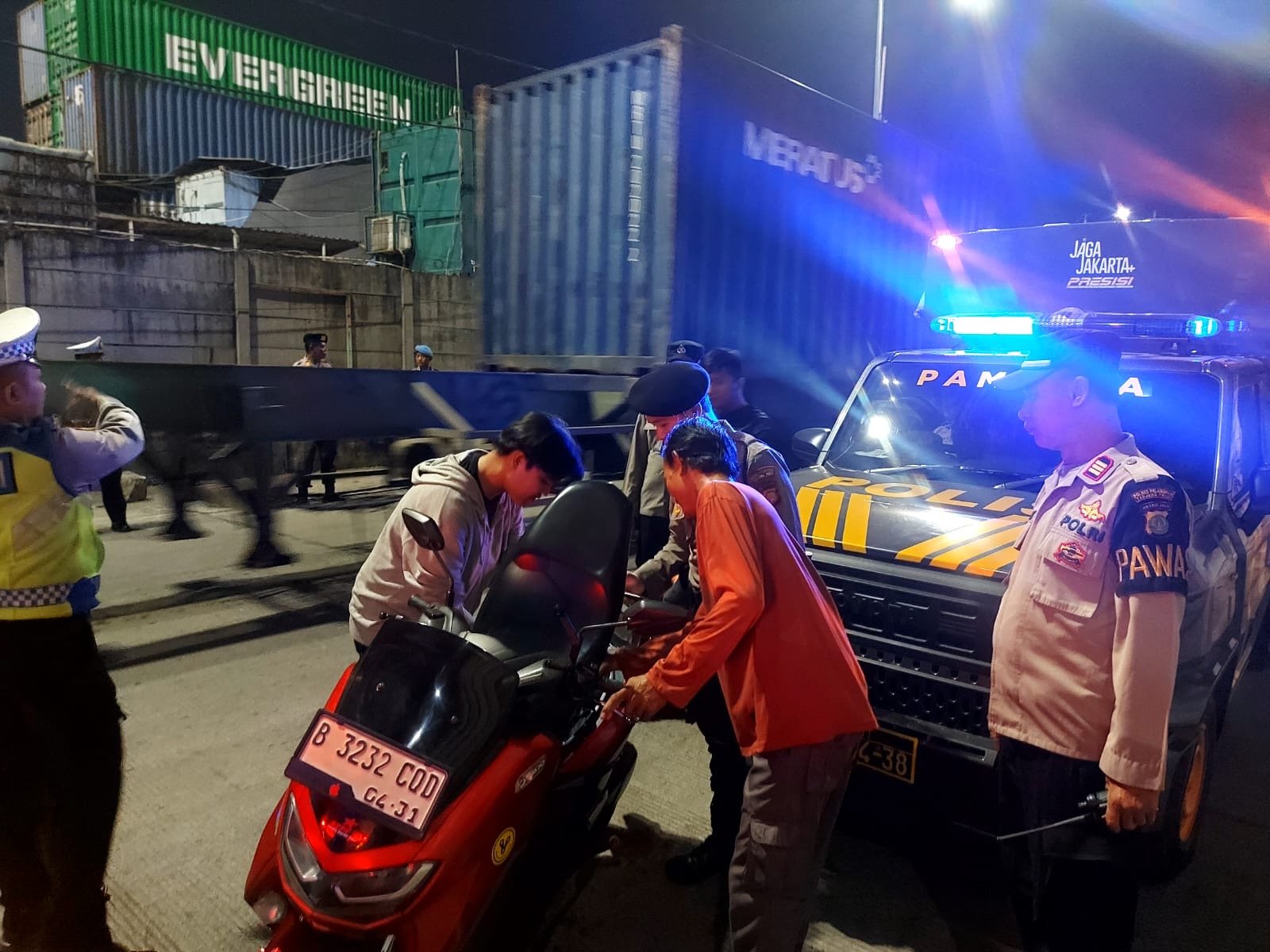 Polres Pelabuhan Tanjung Priok Gelar Patroli Cipta Kondisi, Situasi Kamtibmas Tetap Kondusif