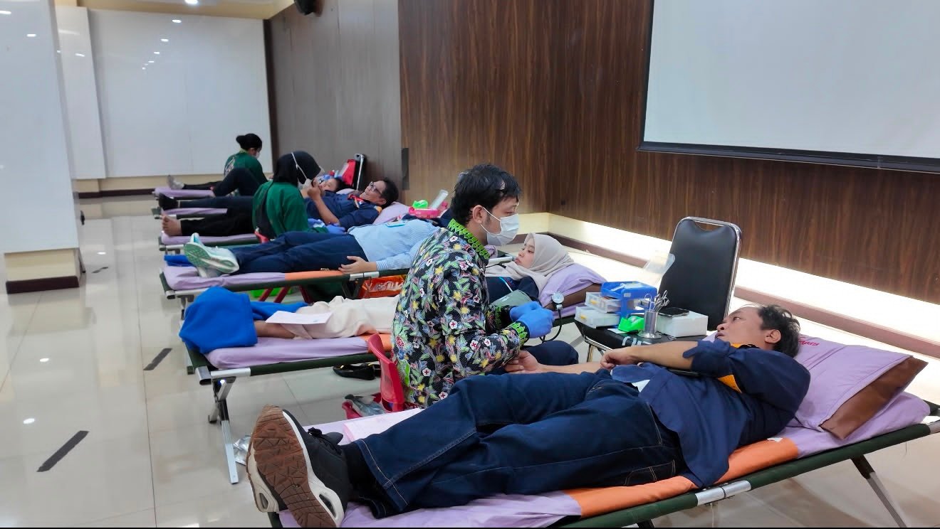 Berbagi Nyawa di Pagi Hari: KSO TPK Koja Gelar Donor Darah Penuh Antusiasme