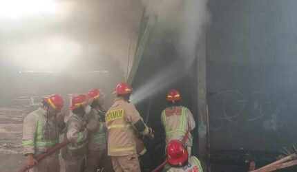Api Melalap Oven Kayu PT Alam Rayu Utama, Damkar Malang Turunkan 4 Unit Pemadam - Teropong Rakyat