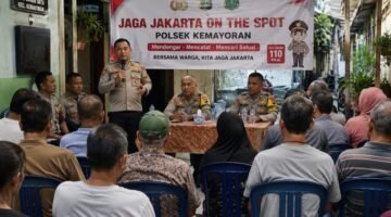 Jaga Jakarta On The Spot, Polsek Kemayoran Serap Aspirasi Masyarakat Secara Langsung
