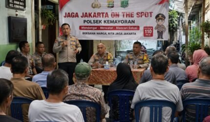 Jaga Jakarta On The Spot, Polsek Kemayoran Serap Aspirasi Masyarakat Secara Langsung - Teropong Rakyat