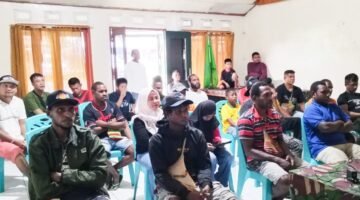 Koramil 1710-02/Timika Perkuat Kemanunggalan TNI-Rakyat