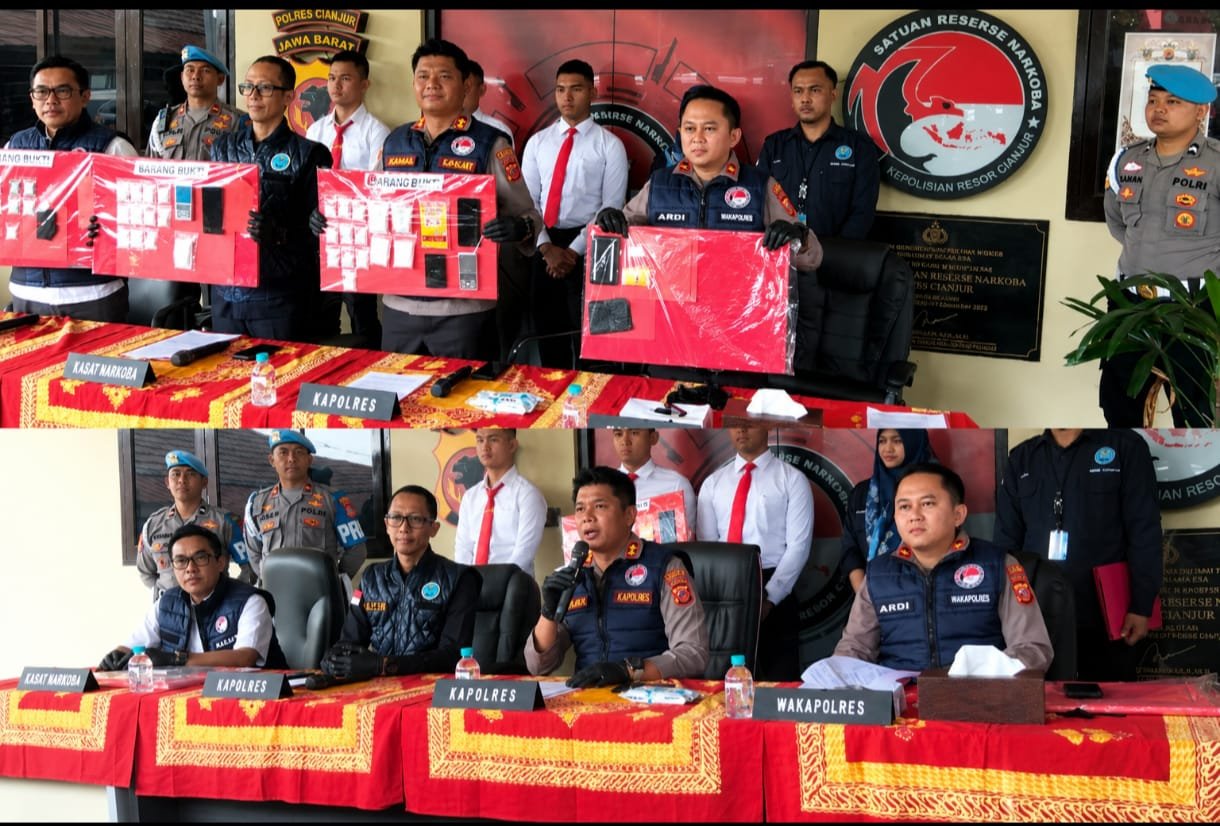 BNN dan Polres Cianjur Bersinergi Bongkar Peredaran Sabu, Satu Pelaku Masuk DPO