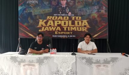 Ketua ESI Kota Pasuruan Hadir Berikan Support Pada Generasi Muda Peserta Lomba E-Sport Di Polres Pasuruan Kota - Teropong Rakyat