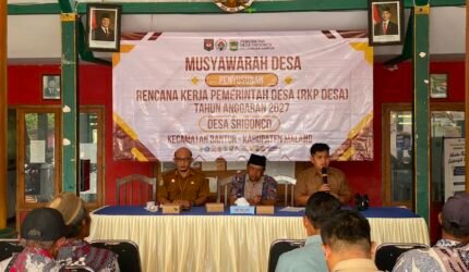Musdes RKPDes 2027 Desa Srigonco Jadi Wadah Aspirasi Warga, Babinsa Kawal Perencanaan Pembangunan Desa - Teropong Rakyat