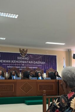 DKD PERADI Malang Jatuhkan Putusan Pelanggaran Kode Etik Advokat, Abd. Aziz Divonis Bersalah