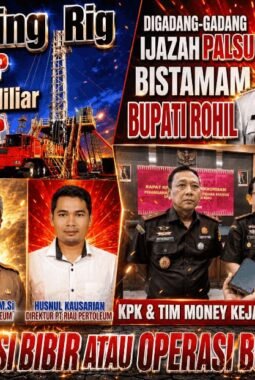 Jika Bupati Rohil Lolos dengan Ijazah Bermasalah, Maka 10 Bupati Lain di Indonesia Akan Ikut-ikutan! “KPK dan Tim Monev, Hentikan Efek Domino ini dengan Sidik!”