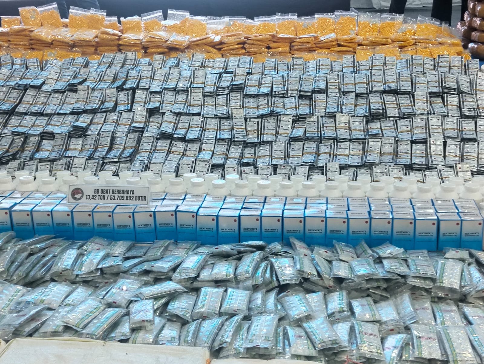 Gudang Obat Keras Ilegal Terbongkar, Polisi Sita 916 Karton dan Tangkap Dua Pelaku - Teropong Rakyat