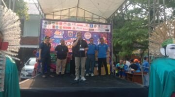 Semarak HUT DKI Jakarta ke-499 kelurahan Papanggo Mengadakan Acara Bazar UMKM Yang dihadiri oleh Walikota Jakarta Utara