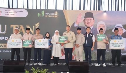 Wamentan Lantik Pengurus DPD–DPC HKTI Jatim, Tegaskan HKTI Harus Jadi Garda Perjuangan Petani - Teropong Rakyat
