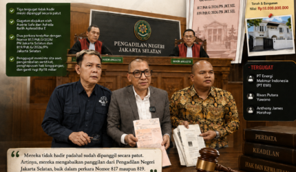 Berawal dari Pinjaman, Berujung Sengketa Aset Rp18 Miliar di PN Jakarta Selatan - Teropong Rakyat