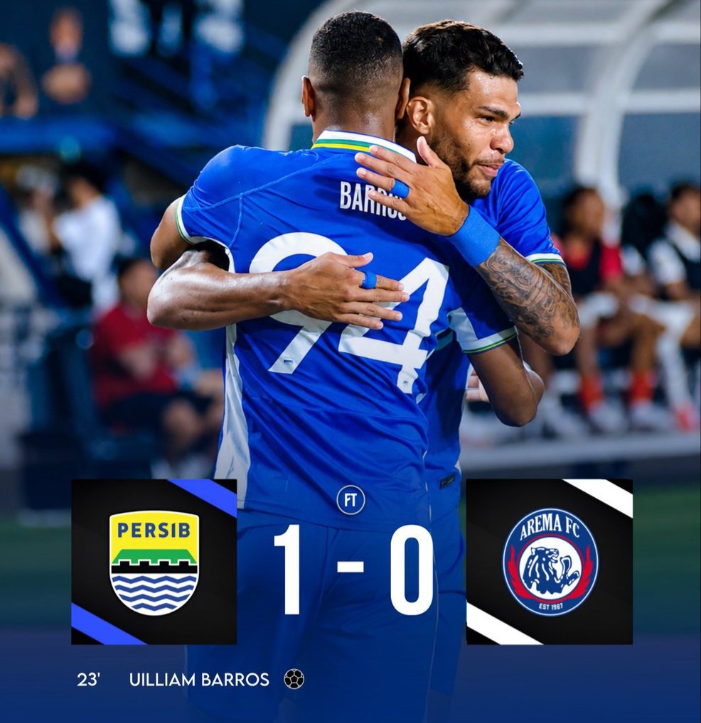 Persib Taklukkan Arema 1-0, Amankan Puncak Klasemen Grup A Piala Presiden 2026