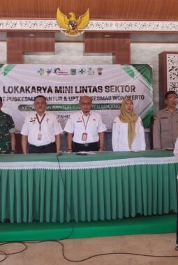 Koramil Bantur Tegaskan Komitmen Dukung Program Kesehatan pada Lokakarya Mini Lintas Sektoral
