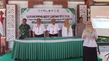 Koramil Bantur Tegaskan Komitmen Dukung Program Kesehatan pada Lokakarya Mini Lintas Sektoral