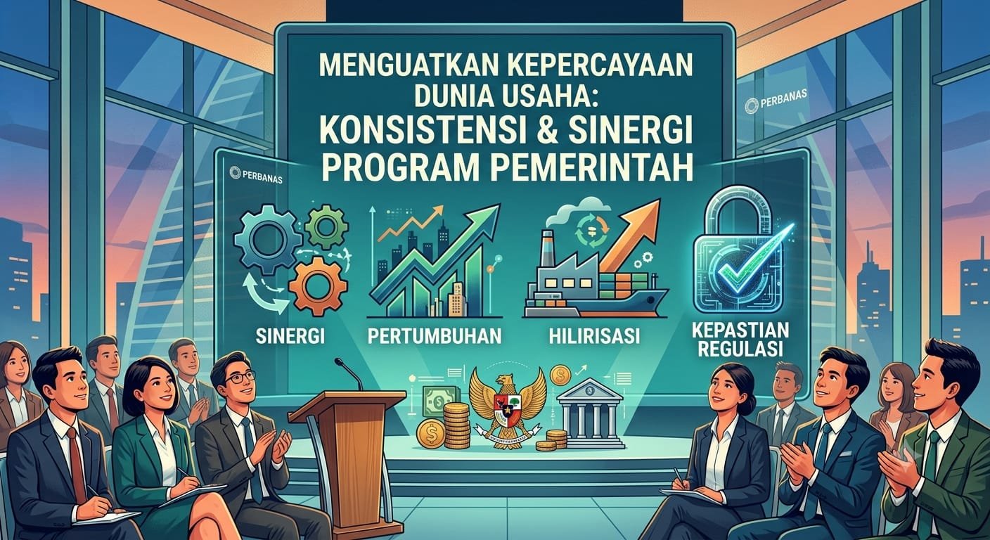 Perbanas: Kunci Kepercayaan Dunia Usaha Ada pada Konsistensi Kebijakan Pemerintah