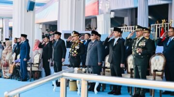 Panglima TNI Hadiri Peringatan HUT Ke-80 Bhayangkara, Perkuat Sinergi TNI-Polri