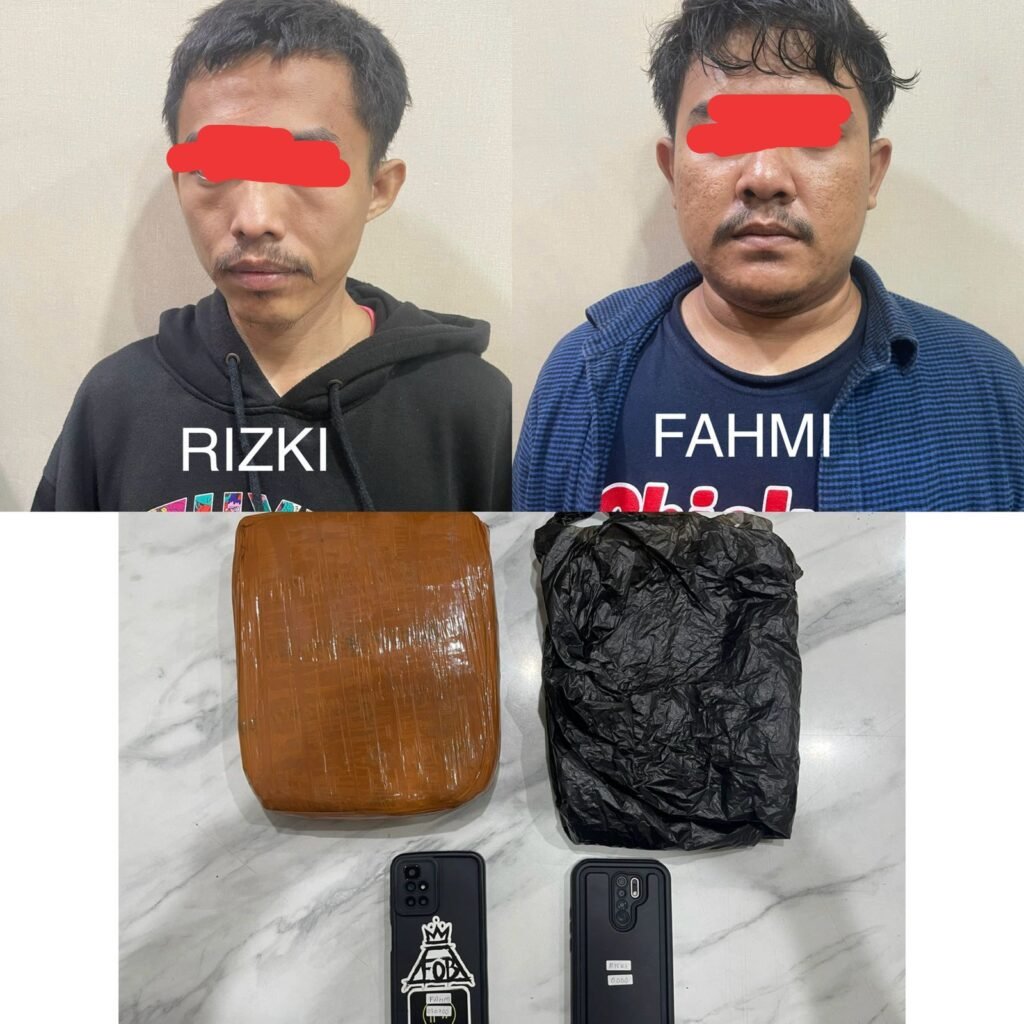 Satresnarkoba Polres Priok Ungkap Kasus Peredaran Ganja, Dua Pelaku Diamankan - Teropong Rakyat