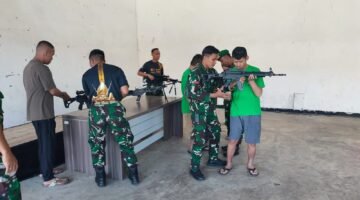 Tanamkan Semangat Kebangsaan, Koramil Pakisaji Ajak 90 Anak Disabilitas Belajar dan Bermain di Yonif 512/QY