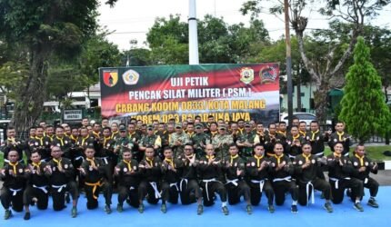 Kodim 0833/Kota Malang Terima Kunjungan Dankodiklat TNI AD Dalam Rangka Uji Petik Pencak Silat Militer - Teropong Rakyat