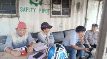 JJOS Bhabinkamtibmas Kawasan Pelabuhan Marunda Perkuat Sinergi Keamanan dan Keselamatan Kerja Melalui Kegiatan Sambang