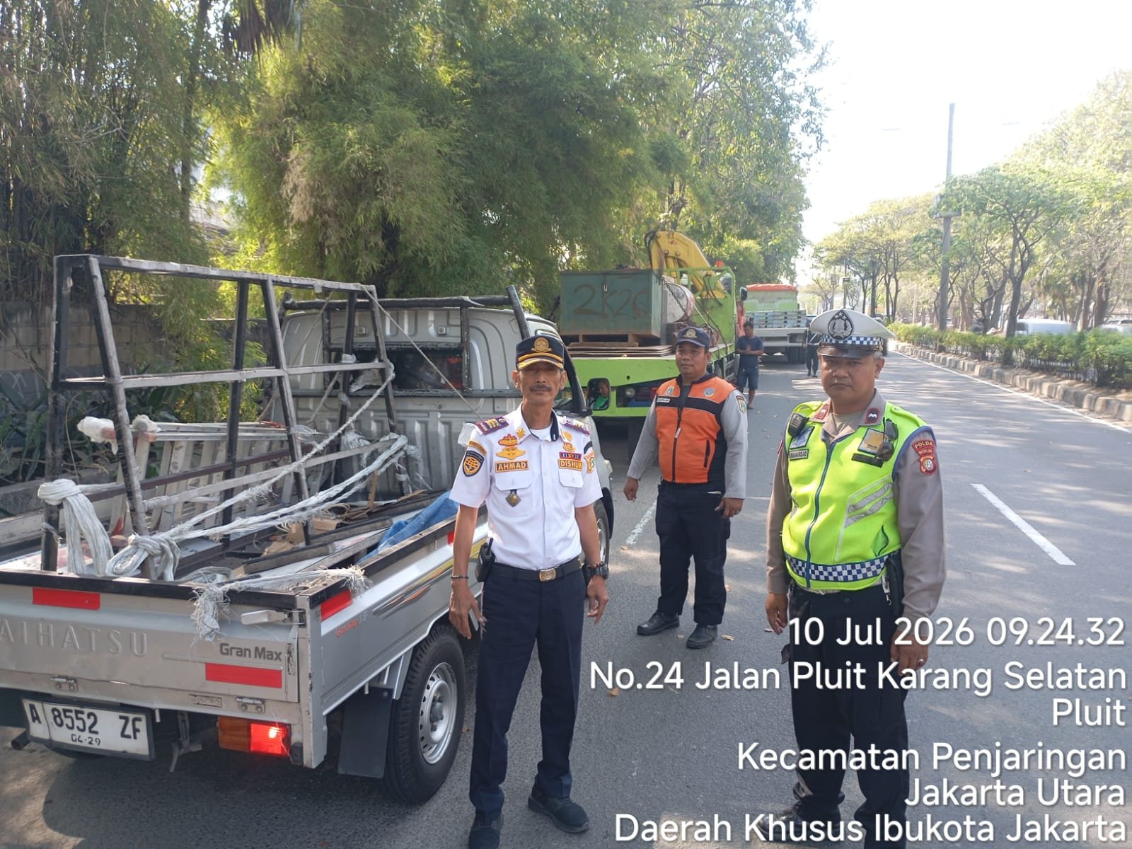 Enam Kendaraan Barang Ditindak dalam Operasi Lintas Jaya di Jakarta Utara