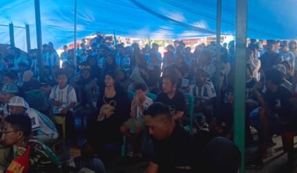 Tumbuhkan Semangat Kebersamaan, Kodim 1710/Mimika Kembali Gelar Nobar Piala Dunia Bersama Masyarakat - Teropong Rakyat