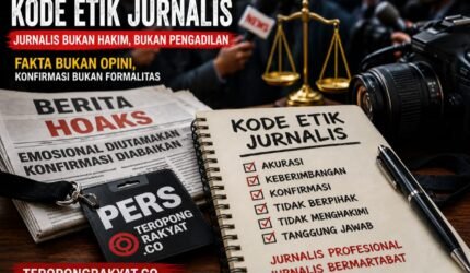 Ketika Kode Etik Jurnalistik Mulai Ditinggalkan - Teropong Rakyat