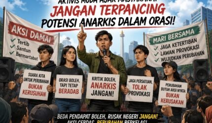 Kelompok Aktivis Pemuda Mengajak Masyarakat Waspada terhadap Potensi Tindakan Anarkis - Teropong Rakyat