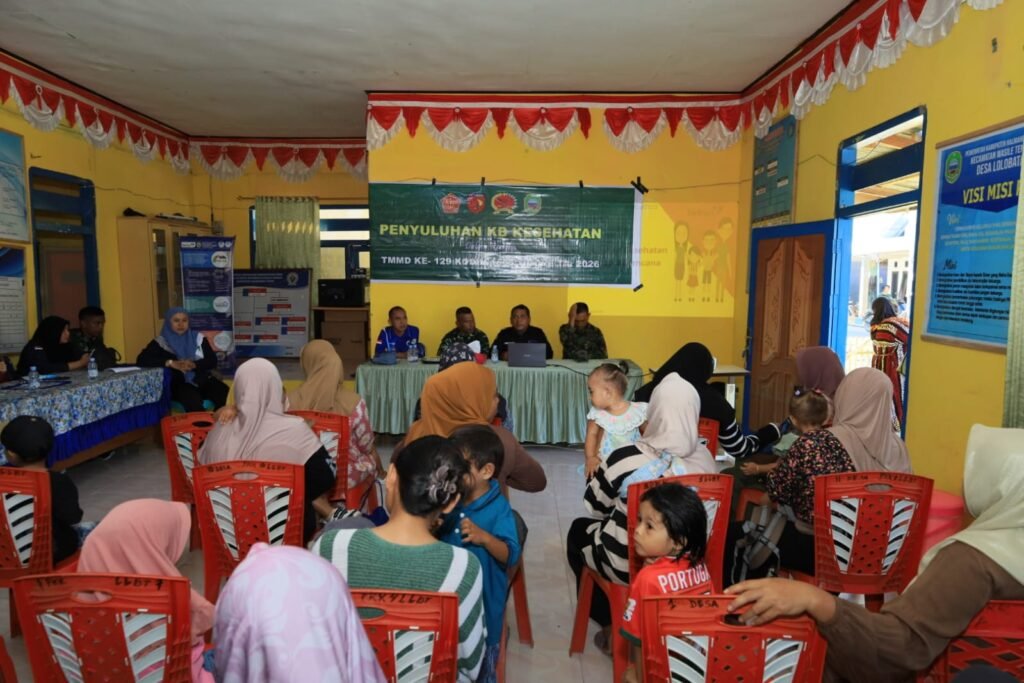 Tak Hanya Bangun Infrastruktur, TMMD ke-129 Kodim 1505/Tidore Hadirkan Penyuluhan KB Kesehatan bagi Masyarakat - Teropong Rakyat