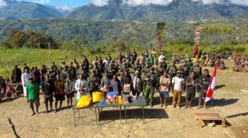 Langkah Nyata Menjaga Papua Damai: Koops TNI Habema Kuasai Honai Kelompok Bersenjata OPM, Tiga Pucuk Senjata Api Berhasil Diamankan