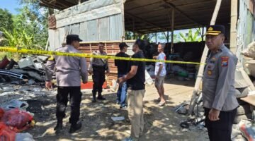 Polisi Evakuasi Mortir yang Ditemukan di Gudang Rongsokan Malang, Disposal Dilakukan Tim Gegana