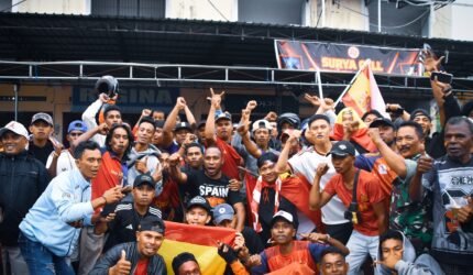 Kodim 1710/Mimika Gelar Nobar Final Piala Dunia 2026 di Tiga Lokasi Bersama Masyarakat - Teropong Rakyat