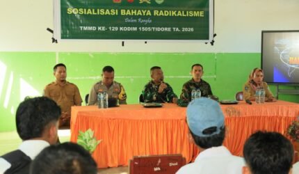 Bentengi Generasi Muda dari Paham Radikal, Satgas TMMD Ke-129 Kodim 1505/Tidore Gelar Sosialisasi di SMA Negeri 6 Haltim - Teropong Rakyat