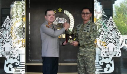 Kapolres Malang Silaturahmi ke Kodim 0818, Perkuat Sinergitas TNI-Polri Jaga Kondusivitas Wilayah - Teropong Rakyat