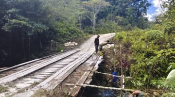 Satgas TMMD Ke-129 Kodim 1807/Sorong Selatan Kebut Pembangunan Jembatan Beton, Wujudkan Akses yang Lebih Baik untuk Warga Kampung Sesor