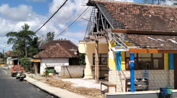 SD Negeri 1 Srigonco Terdampak Pelebaran Jalan, Pembangunan Ruang Kelas Baru Belum Terwujud