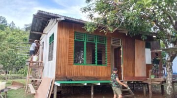 TMMD Ke-129 Kodim 1807/Sorong Selatan Mulai Wujudkan Rumah Layak Huni Bagi Masyarakat
