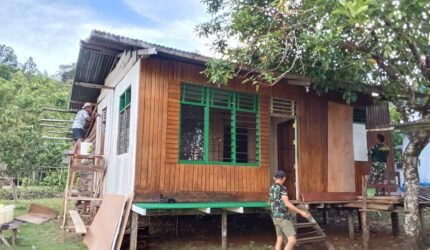 TMMD Ke-129 Kodim 1807/Sorong Selatan Mulai Wujudkan Rumah Layak Huni Bagi Masyarakat - Teropong Rakyat