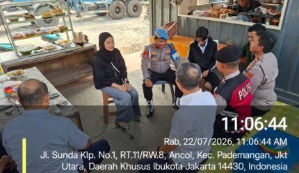 Polsek Kawasan Sunda Kelapa Gelar 'Jaga Jakarta On The Spot' di Pelabuhan Muara Angke, Perkuat Sinergi Jaga Kamtibmas - Teropong Rakyat