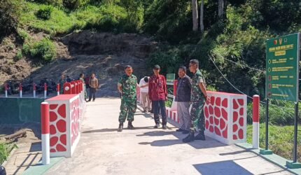 Dandim 0818/Malang-Batu Resmikan Jembatan Garuda Merah Putih, Perkuat Akses Antarwilayah di Ngantang - Teropong Rakyat