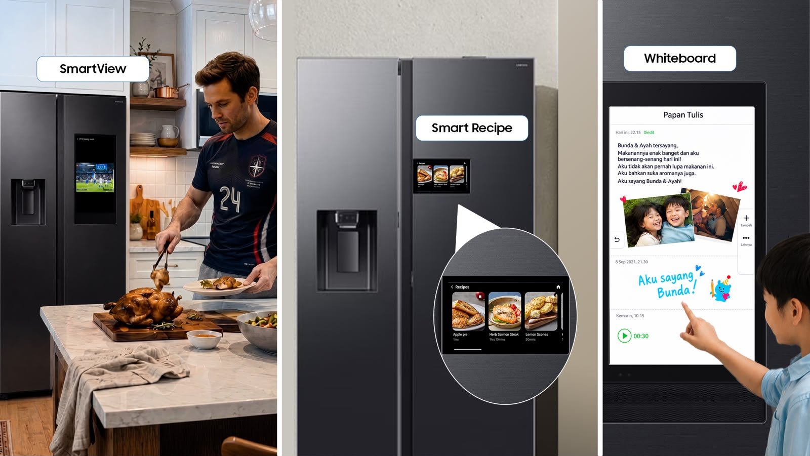 Bespoke AI Refrigerator Samsung, Partner Keluarga Hadapi Musim Sekolah