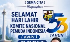Ketua DPC Gema Cita Jakarta Utara Ahmad Fauzi Ucapkan Selamat Harlah KNPI ke-53, Ajak Pemuda Perkuat Persatuan
