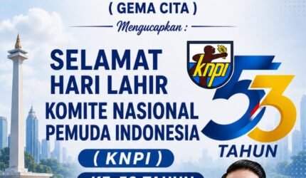 Ketua DPC Gema Cita Jakarta Utara Ahmad Fauzi Ucapkan Selamat Harlah KNPI ke-53, Ajak Pemuda Perkuat Persatuan - Teropong Rakyat