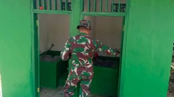 TMMD Ke-129 Kodim 1807/Sorong Selatan Rampungkan Rehab 5 Unit MCK, Tingkatkan Kualitas Sanitasi Warga Kampung Sesor