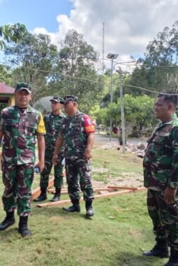 Tim Wasev TMMD Ke-129 Tinjau Langsung Kampung Sesor, Pastikan Program TMMD Kodim 1807/Sorong Selatan Berjalan Optimal