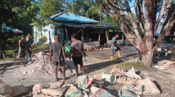 Pengecoran Jalan TMMD Ke-129 Kodim 1807/Sorong Selatan Rampung 100 Persen, Wujud Nyata Pengabdian TNI untuk Kesejahteraan Masyarakat